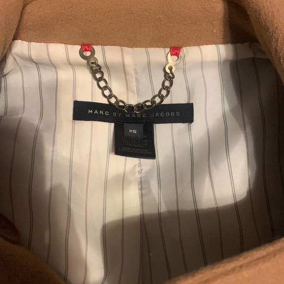 ASO Serena van der Woodsen Gossip Girl Tan Marc Jacobs Wool Trench Coat - Picture 5 of 8